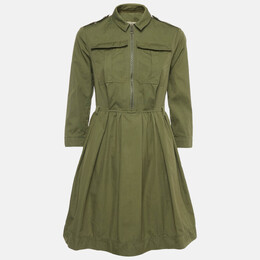 Burberry Brit: Зелёное платье 