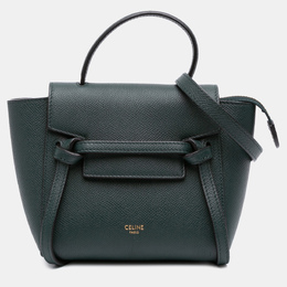 Celine: Зелёная поясная сумка 
