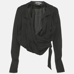 Jacquemus: Чёрный топ  Riviera