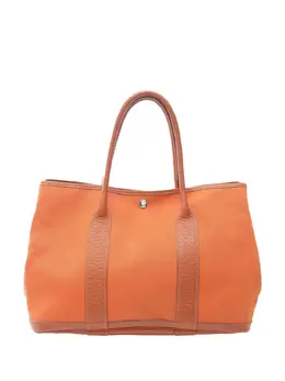 Hermès Pre-Owned: Оранжевая сумка-шоппер 