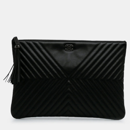 Chanel: Чёрный клатч 