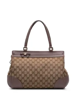 Gucci Pre-Owned: Коричневая сумка-шоппер 