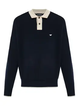 Emporio Armani: Голубое поло 