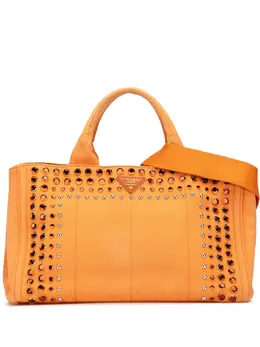 Prada Pre-Owned: Оранжевая сумка 