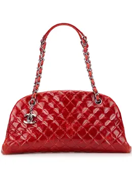 CHANEL Pre-Owned: Серебристая сумка 