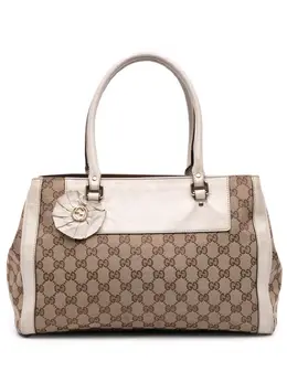 Gucci Pre-Owned: Коричневая сумка-шоппер 