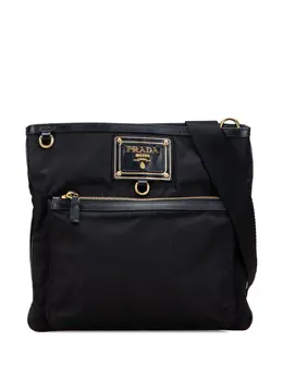 Prada Pre-Owned: Чёрная сумка через плечо 