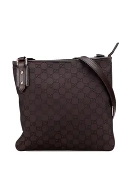 Gucci Pre-Owned: Коричневая сумка через плечо 