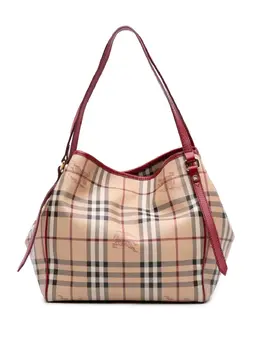 Burberry Pre-Owned: Коричневая сумка-шоппер 