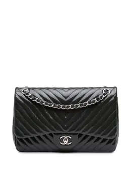 CHANEL Pre-Owned: Голубая сумка 