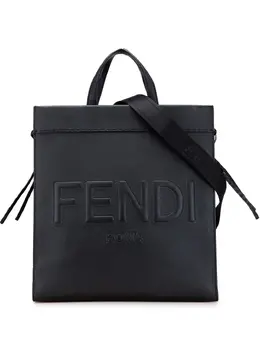 Fendi Pre-Owned: Чёрная сумка-шоппер 