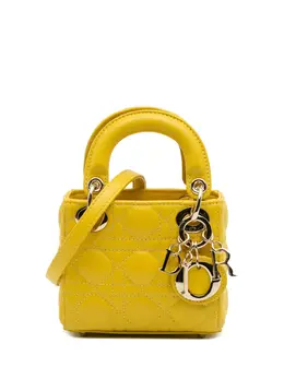 Christian Dior Pre-Owned: Жёлтая сумка 