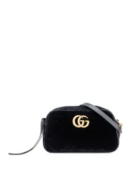 Gucci Pre-Owned: Чёрная сумка через плечо 