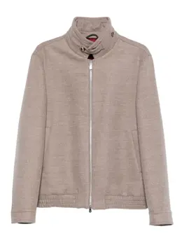 Brunello Cucinelli: Коричневая куртка 