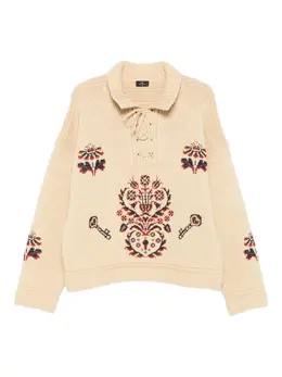ETRO: Бежевый свитер 