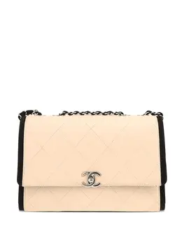 CHANEL Pre-Owned: Бежевая сумка 