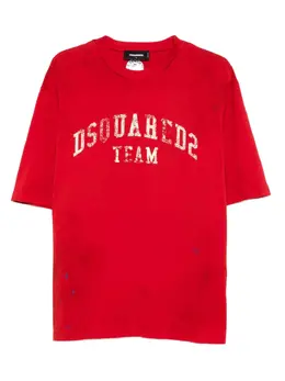 DSQUARED2: Рваная футболка 