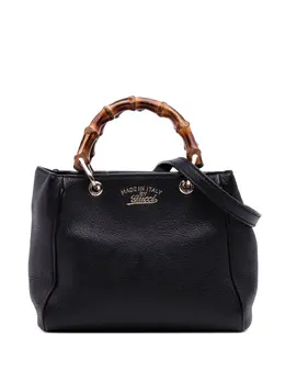 Gucci Pre-Owned: Чёрная сумка-шоппер 