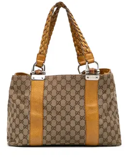 Gucci Pre-Owned: Коричневая сумка-шоппер 