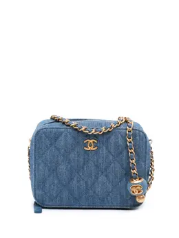 CHANEL Pre-Owned: Голубая сумка 