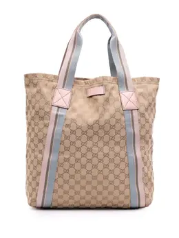 Gucci Pre-Owned: Коричневая сумка-шоппер 
