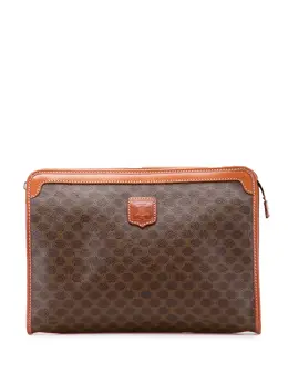 Céline Pre-Owned: Коричневый клатч 