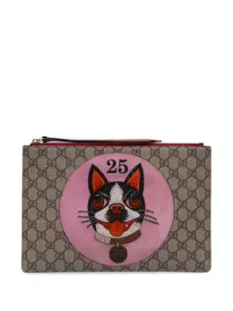 Gucci Pre-Owned: Коричневый клатч 
