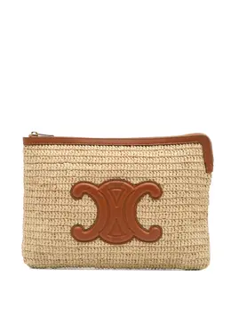 Céline Pre-Owned: Коричневый клатч 