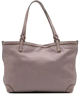 Gucci Pre-Owned: Фиолетовая сумка-шоппер 