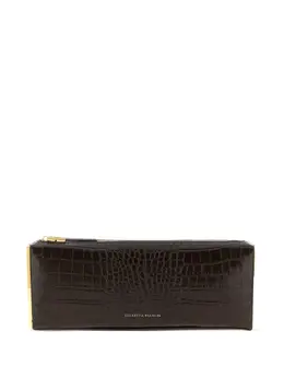 Elisabetta Franchi: Коричневый клатч 