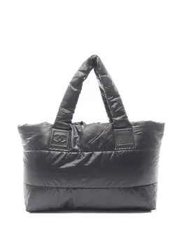 CHANEL Pre-Owned: Чёрная сумка-шоппер 
