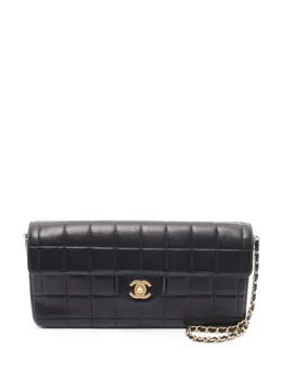 CHANEL Pre-Owned: Чёрная сумка через плечо 