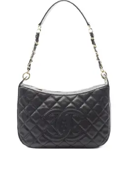 CHANEL Pre-Owned: Чёрная сумка 