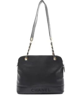 CHANEL Pre-Owned: Чёрная сумка 
