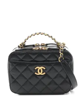 CHANEL Pre-Owned: Чёрная сумка 