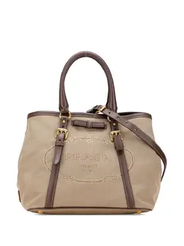 Prada Pre-Owned: Коричневая сумка 