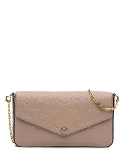 Louis Vuitton Pre-Owned: Коричневая сумка через плечо 