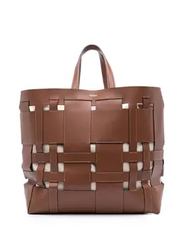 Burberry Pre-Owned: Коричневая сумка-шоппер 