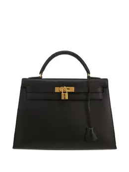 Hermès Pre-Owned: Чёрная сумка 