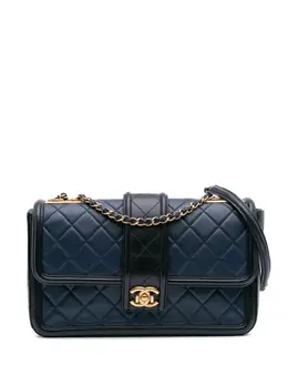 CHANEL Pre-Owned: Двухцветная сумка через плечо 