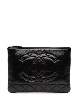 CHANEL Pre-Owned: Блестящий клатч 