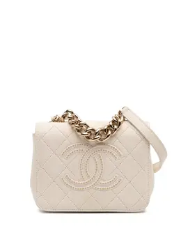 CHANEL Pre-Owned: Белая сумка 