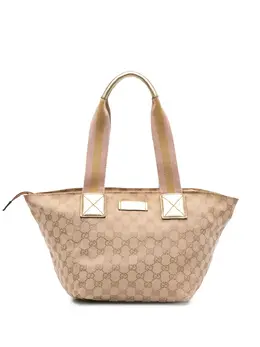 Gucci Pre-Owned: Коричневая сумка-шоппер 