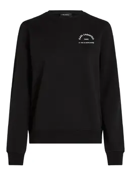 Karl Lagerfeld: Чёрный свитшот  Rue St Guillaume