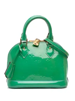 Louis Vuitton Pre-Owned: Зелёная сумка 