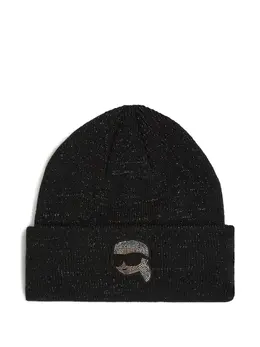 Karl Lagerfeld: Чёрная шапка 