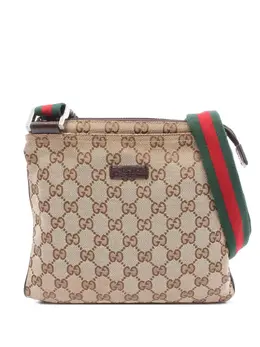 Gucci Pre-Owned: Коричневая сумка через плечо 