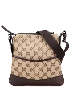Gucci Pre-Owned: Коричневая сумка через плечо 