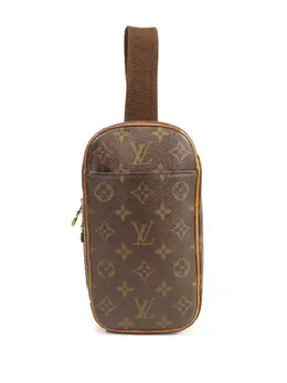 Louis Vuitton Pre-Owned: Коричневая сумка через плечо 