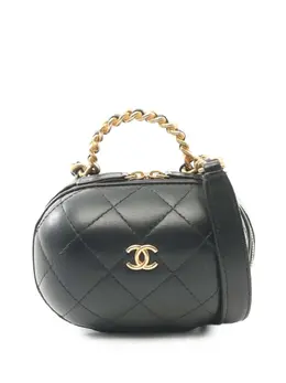 CHANEL Pre-Owned: Чёрная сумка 